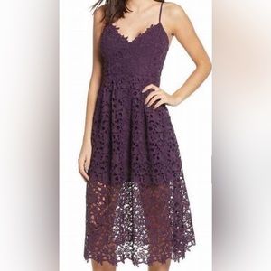 ASTR the Label Lace Midi Dress